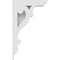 Ekena Millwork Brontes Architectural Grade PVC Corbel, 1 7/8"W X 6 1/2"D X 11"H CORP01X06X11BR - alternate 3